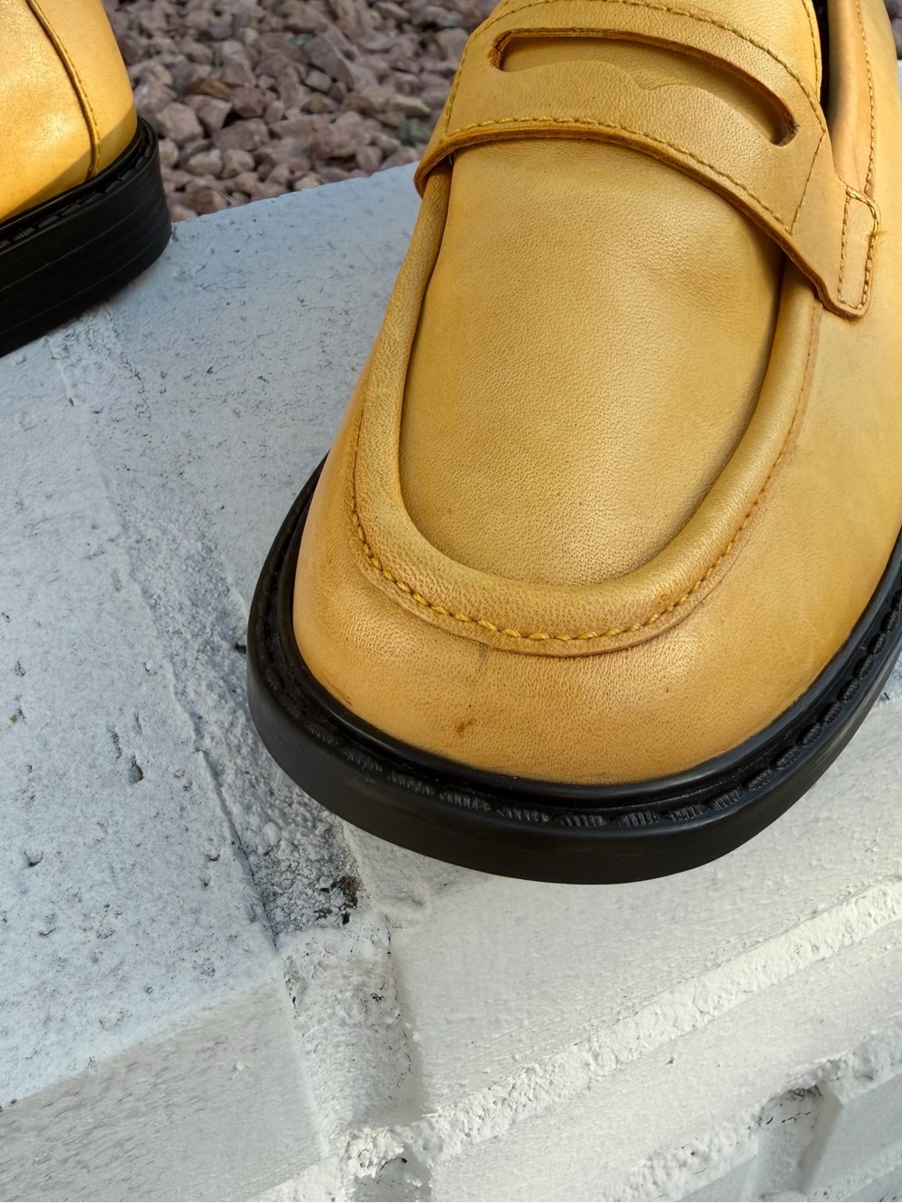 Cole Haan Pinch Maine Classic Penny Leather Loafer Yellow Women 9B - Picture 11 of 16